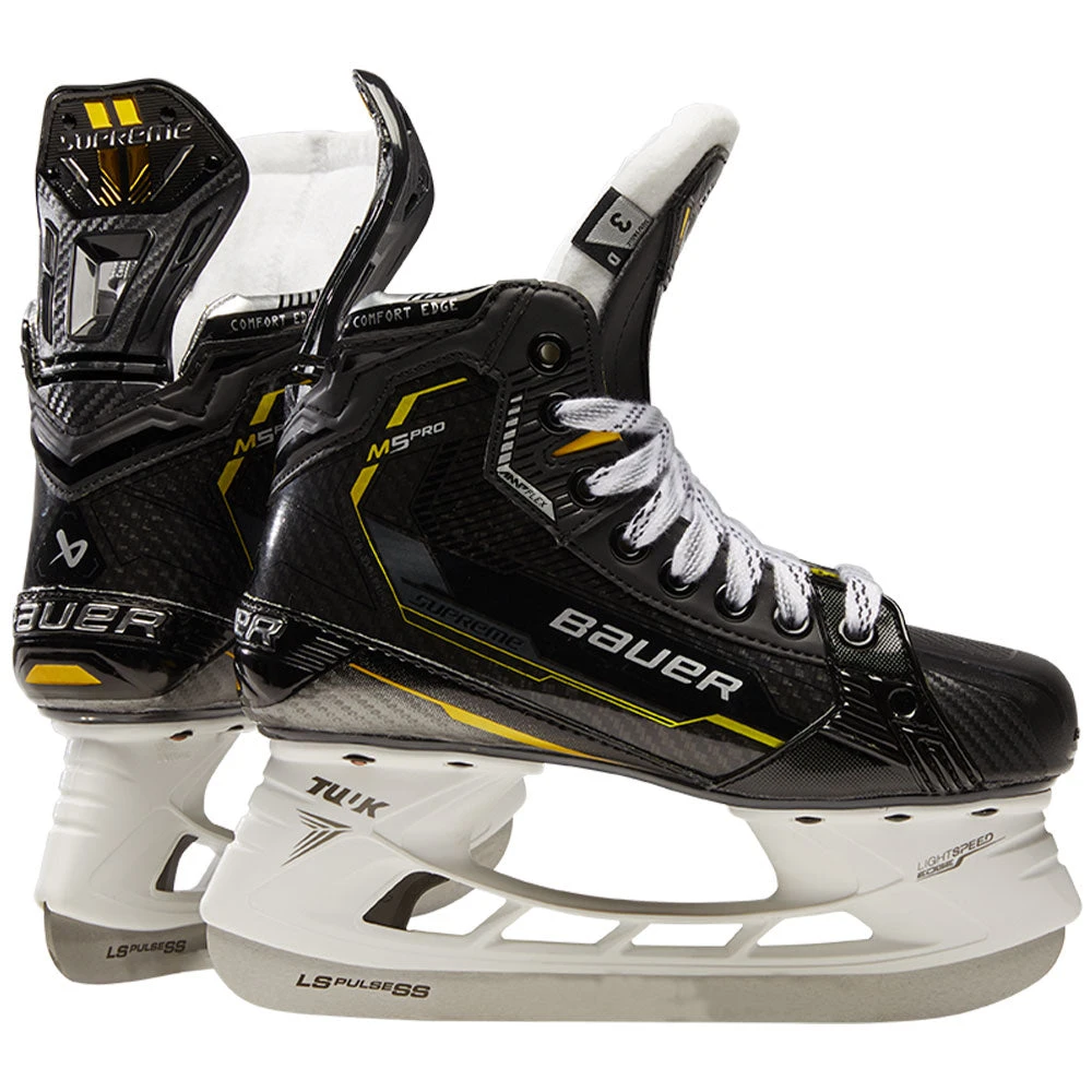 BAUER SUPREME M5 PRO JUNIOR HOCKEY SKATES 3 BAUER SUPREME M5 PRO JUNIOR HOCKEY SKATES