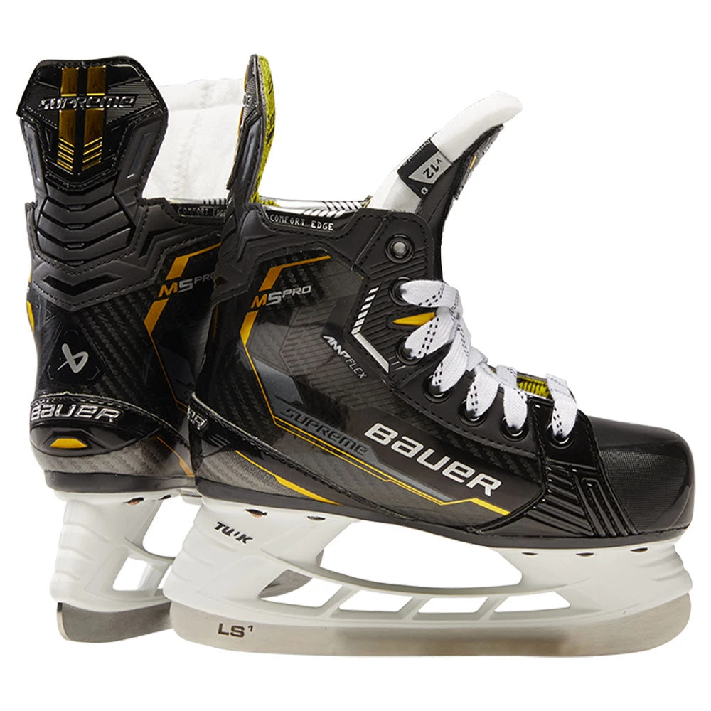 BAUER SUPREME M5 PRO YOUTH HOCKEY SKATES 3 BAUER SUPREME M5 PRO YOUTH HOCKEY SKATES