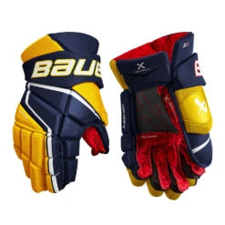 BAUER VAPOR 3X INTERMEDIATE HOCKEY GLOVES -Hockey Shop BAUER VAPOR 3X HOCKEY GLOVES NAVY GOLD 3a8578af 02f0 4dcf aae2 4c3ab7ade457