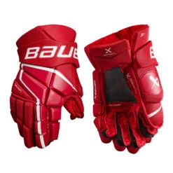 BAUER VAPOR 3X SENIOR HOCKEY GLOVES 21 BAUER VAPOR 3X SENIOR HOCKEY GLOVES -Hockey Shop BAUER VAPOR 3X HOCKEY GLOVES RED