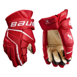 BAUER VAPOR 3X PRO SENIOR HOCKEY GLOVES -Hockey Shop BAUER VAPOR 3X PRO HOCKEY GLOVES RED