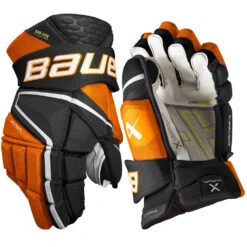 BAUER VAPOR HYPERLITE INTERMEDIATE HOCKEY GLOVES 20 BAUER VAPOR HYPERLITE INTERMEDIATE HOCKEY GLOVES -Hockey Shop BAUER VAPOR HYPERLITE HOCKEY GLOVES BLACK ORANGE 83b8051d 4fce 47f9 825d aac3c09134db