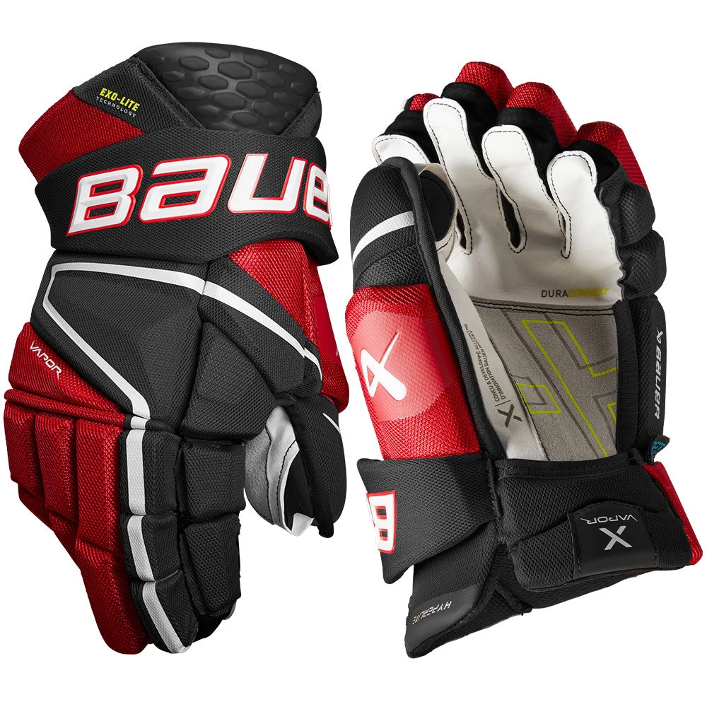 BAUER VAPOR HYPERLITE INTERMEDIATE HOCKEY GLOVES 4 BAUER VAPOR HYPERLITE INTERMEDIATE HOCKEY GLOVES - Image 2