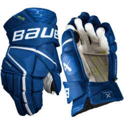 BAUER VAPOR HYPERLITE SENIOR HOCKEY GLOVES -Hockey Shop BAUER VAPOR HYPERLITE HOCKEY GLOVES BLUE