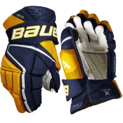 BAUER VAPOR HYPERLITE INTERMEDIATE HOCKEY GLOVES 21 BAUER VAPOR HYPERLITE INTERMEDIATE HOCKEY GLOVES -Hockey Shop BAUER VAPOR HYPERLITE HOCKEY GLOVES NAVY GOLD b2180b37 2b12 4894 988c 06f99babfc99