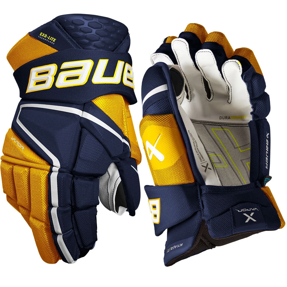BAUER VAPOR HYPERLITE INTERMEDIATE HOCKEY GLOVES 12 BAUER VAPOR HYPERLITE INTERMEDIATE HOCKEY GLOVES - Image 10