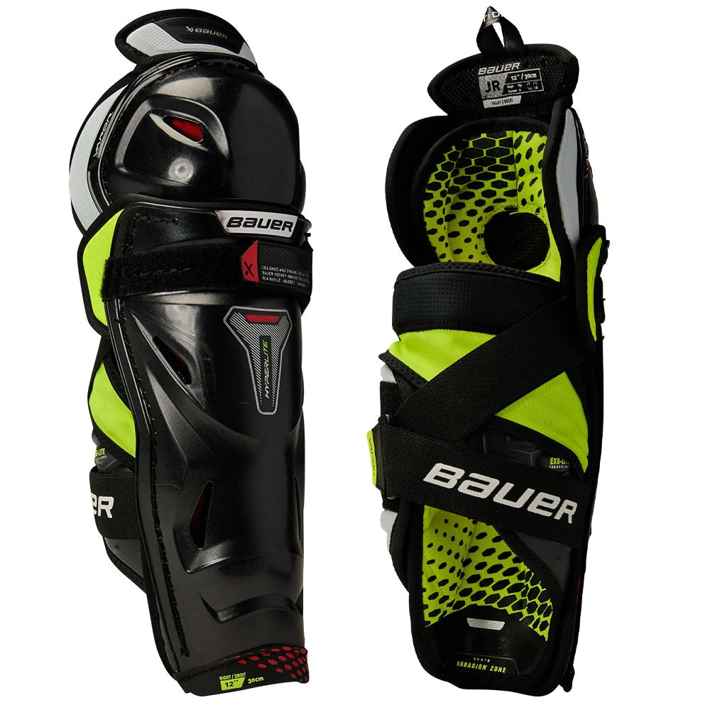 BAUER VAPOR HYPERLITE JUNIOR SHIN PADS 3 BAUER VAPOR HYPERLITE JUNIOR SHIN PADS