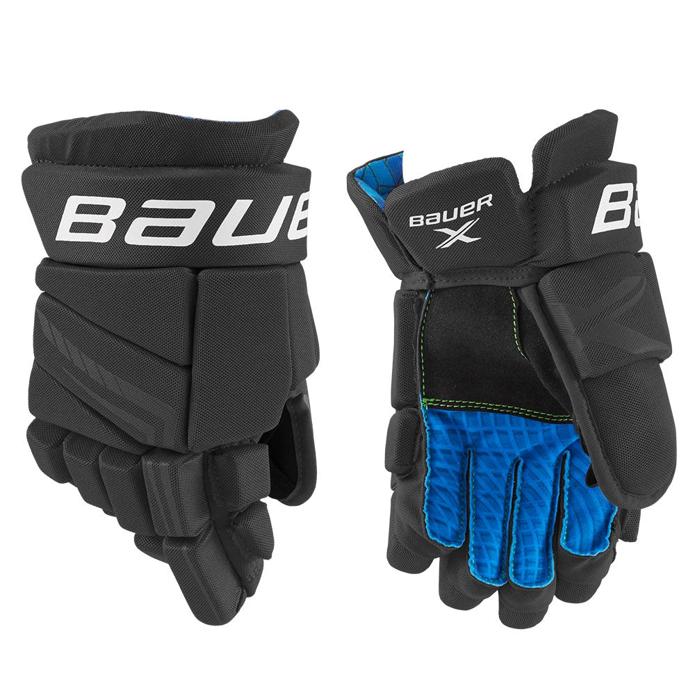 BAUER X JUNIOR HOCKEY GLOVES 3 BAUER X JUNIOR HOCKEY GLOVES
