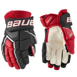 BAUER SUPREME 3S PRO INTERMEDIATE HOCKEY GLOVES -Hockey Shop Bauer Supreme 3S Pro Hockey Gloves Black Red White 92baaf5b db50 46ce b780 52852508b2ed