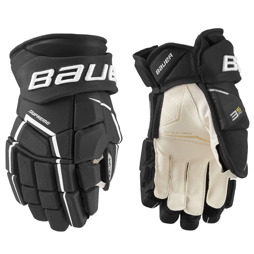 BAUER SUPREME 3S PRO SENIOR HOCKEY GLOVES 3 BAUER SUPREME 3S PRO SENIOR HOCKEY GLOVES