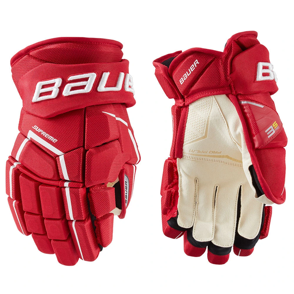 BAUER SUPREME 3S PRO SENIOR HOCKEY GLOVES 4 BAUER SUPREME 3S PRO SENIOR HOCKEY GLOVES - Image 2
