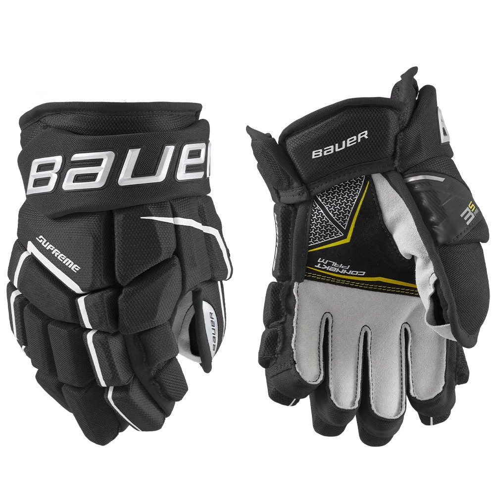 BAUER SUPREME 3S PRO JUNIOR HOCKEY GLOVES 3 BAUER SUPREME 3S PRO JUNIOR HOCKEY GLOVES