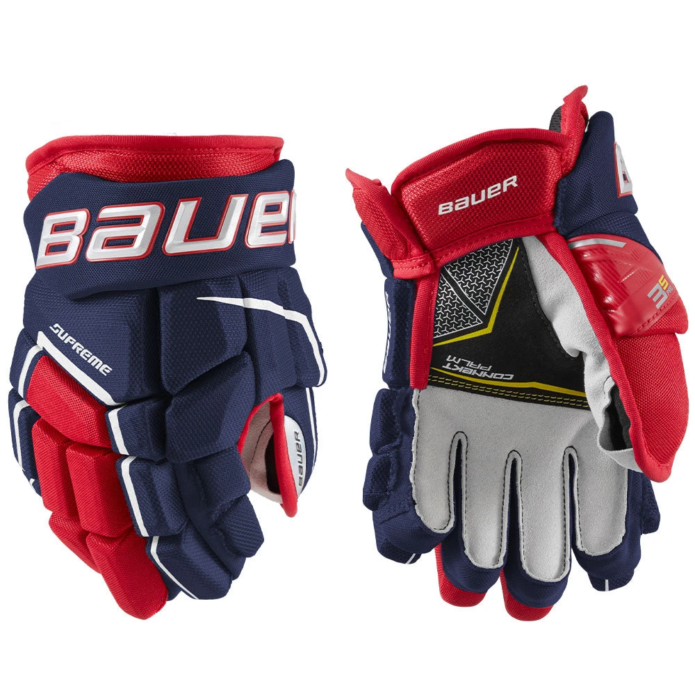BAUER SUPREME 3S PRO JUNIOR HOCKEY GLOVES 5 BAUER SUPREME 3S PRO JUNIOR HOCKEY GLOVES - Image 3