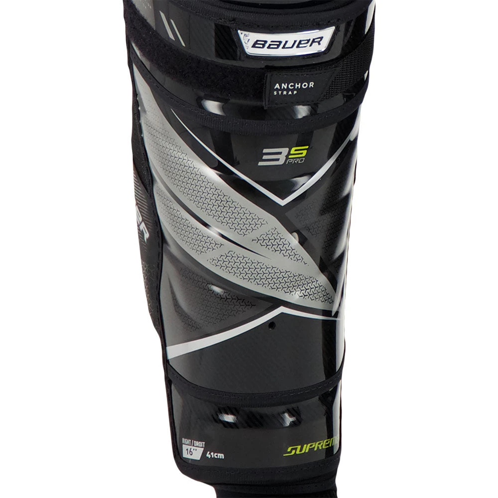 BAUER SUPREME 3S PRO INTERMEDIATE HOCKEY SHIN PADS 6 BAUER SUPREME 3S PRO INTERMEDIATE HOCKEY SHIN PADS - Image 4