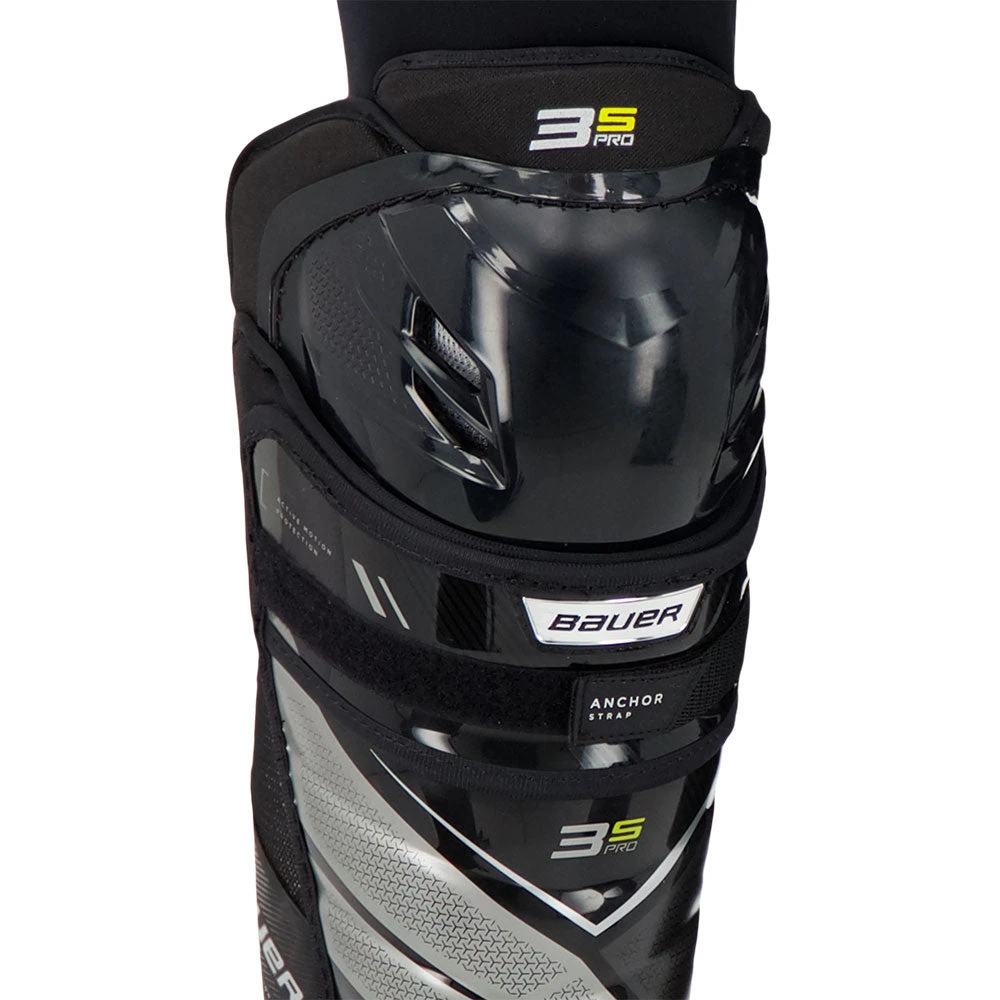 BAUER SUPREME 3S PRO INTERMEDIATE HOCKEY SHIN PADS 5 BAUER SUPREME 3S PRO INTERMEDIATE HOCKEY SHIN PADS - Image 3