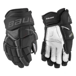 BAUER SUPREME ULTRA SONIC SENIOR HOCKEY GLOVES -Hockey Shop Bauer Supreme Ultra Sonic Hockey Gloves Black