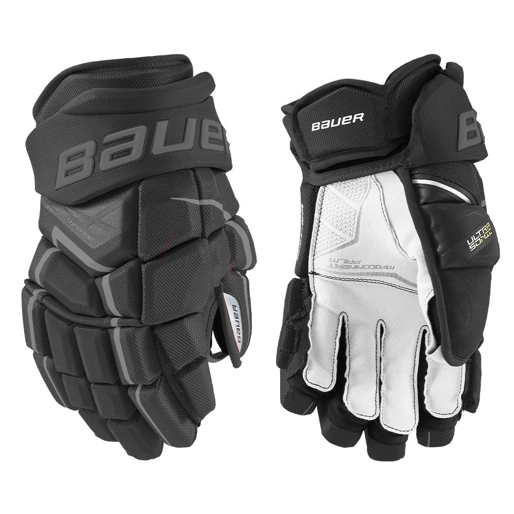 BAUER SUPREME ULTRA SONIC INTERMEDIATE HOCKEY GLOVES 8 BAUER SUPREME ULTRA SONIC INTERMEDIATE HOCKEY GLOVES - Image 6