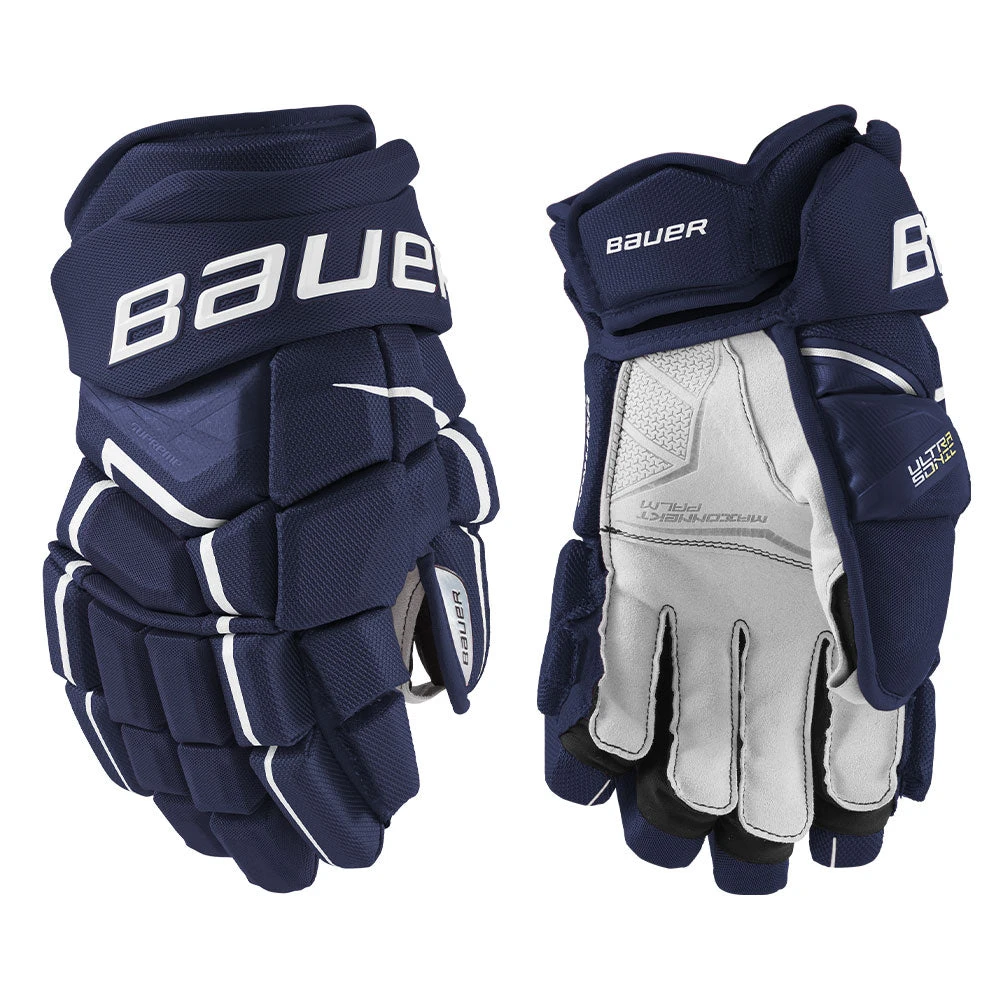 BAUER SUPREME ULTRA SONIC INTERMEDIATE HOCKEY GLOVES 7 BAUER SUPREME ULTRA SONIC INTERMEDIATE HOCKEY GLOVES - Image 5