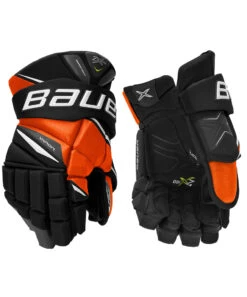 BAUER VAPOR 2X PRO SENIOR HOCKEY GLOVES -Hockey Shop Bauer Vapor 2X Pro Hockey Gloves Black Orange