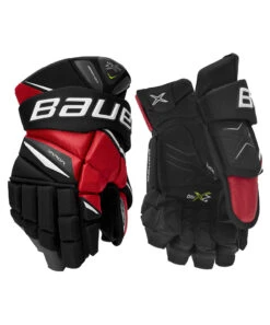 BAUER VAPOR 2X PRO SENIOR HOCKEY GLOVES -Hockey Shop Bauer Vapor 2X Pro Hockey Gloves Black Red