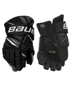 BAUER VAPOR 2X PRO SENIOR HOCKEY GLOVES -Hockey Shop Bauer Vapor 2X Pro Hockey Gloves Black White