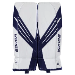 BAUER VAPOR 3X SENIOR GOALIE PADS -Hockey Shop Bauer Vapor 3X Goalie Pads White Navy