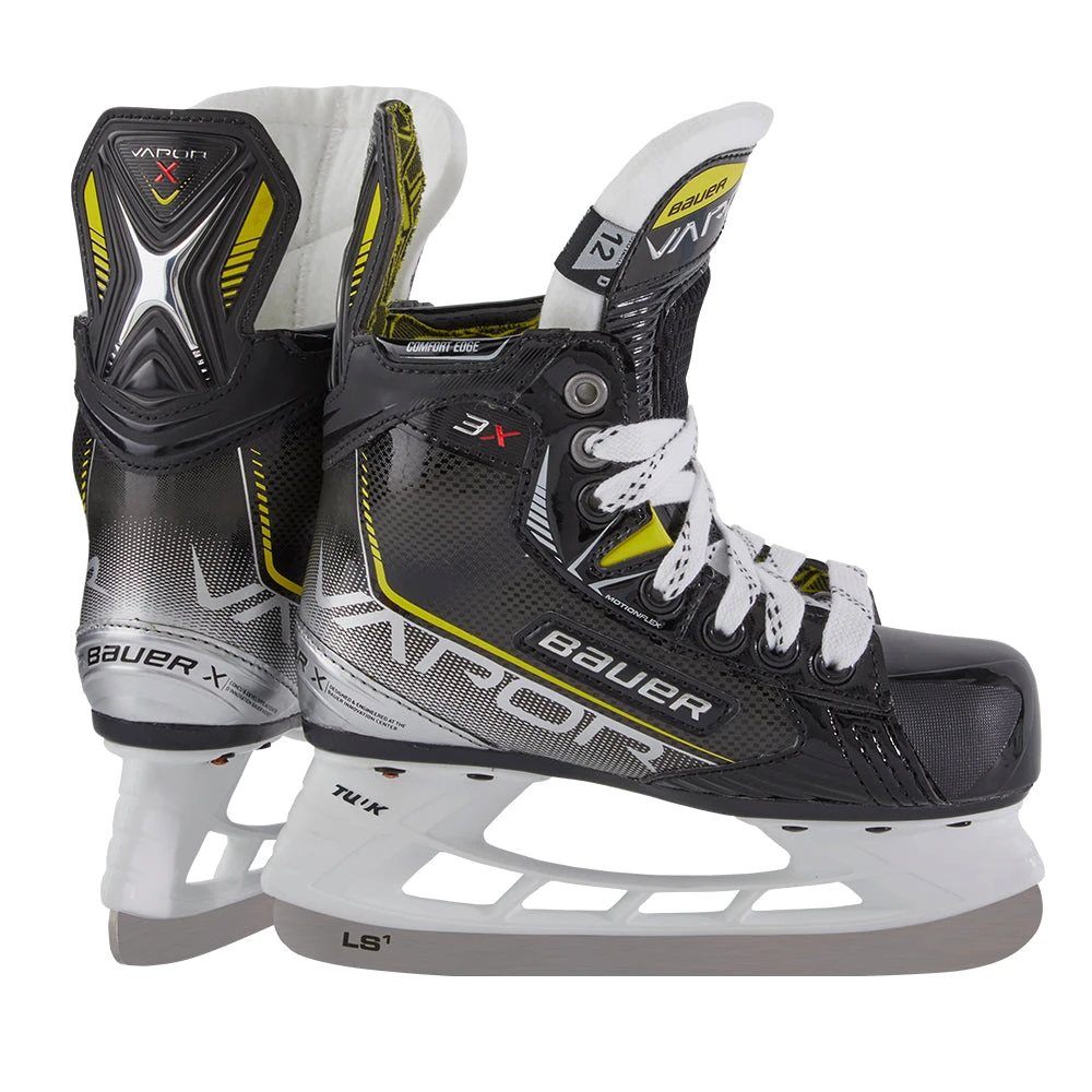 BAUER VAPOR 3X YOUTH HOCKEY SKATES 3 BAUER VAPOR 3X YOUTH HOCKEY SKATES