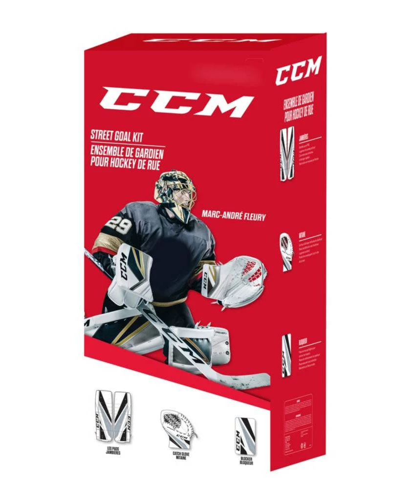 Elite CCM EFLEX 4 STREET SENIOR GOALIE KIT 3 Elite CCM EFLEX 4 STREET SENIOR GOALIE KIT