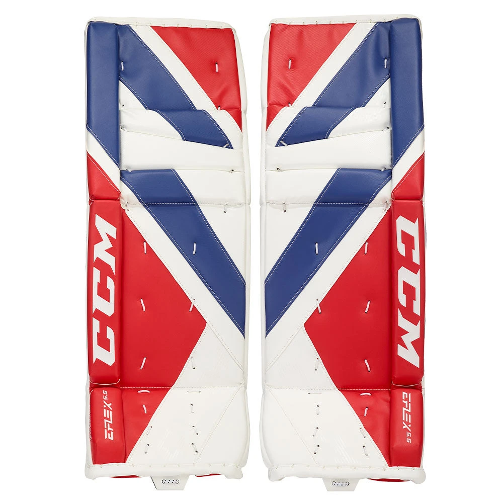 CCM EXTREME FLEX E5.5 SENIOR GOALIE PADS 3 CCM EXTREME FLEX E5.5 SENIOR GOALIE PADS