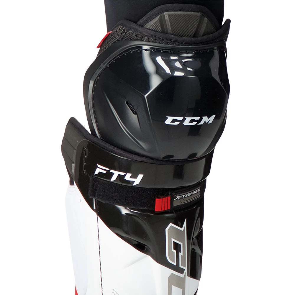 CCM JETSPEED FT4 JUNIOR HOCKEY SHIN PADS 5 CCM JETSPEED FT4 JUNIOR HOCKEY SHIN PADS - Image 3