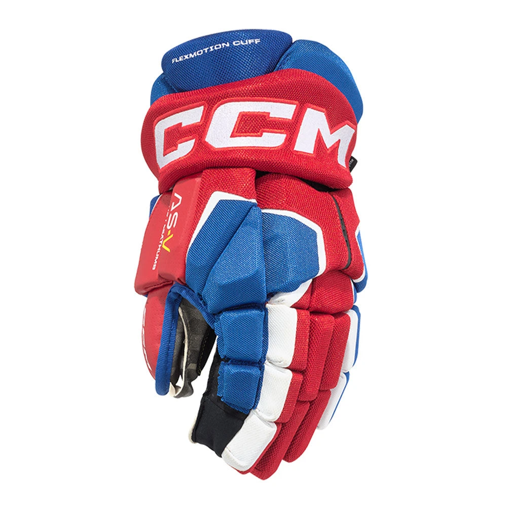 CCM TACKS AS-V SENIOR HOCKEY GLOVES 4 CCM TACKS AS-V SENIOR HOCKEY GLOVES - Image 2