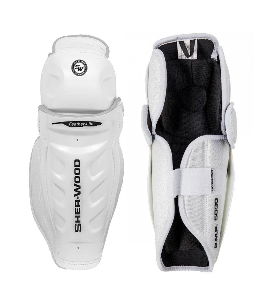 SHERWOOD SHER-WOOD 5030 SENIOR HOCKEY HOCKEY SHIN PADS 3 SHERWOOD SHER-WOOD 5030 SENIOR HOCKEY HOCKEY SHIN PADS