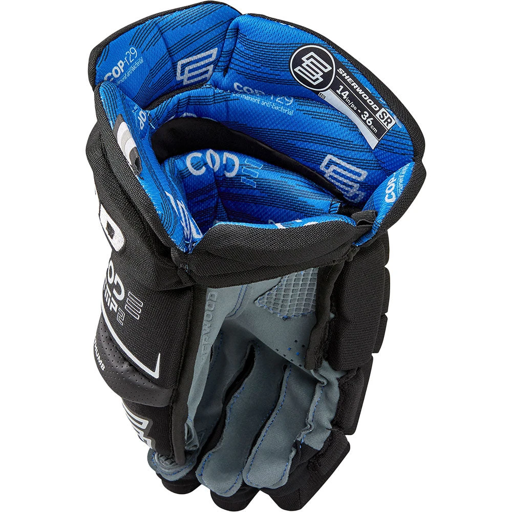 SHERWOOD CODE TMP 2 SENIOR HOCKEY GLOVES 4 SHERWOOD CODE TMP 2 SENIOR HOCKEY GLOVES - Image 2