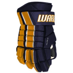 WARRIOR ALPHA FR PRO SENIOR HOCKEY GLOVES -Hockey Shop WARRIOR ALPHA FR PRO SENIOR HOCKEY GLOVES NAVY YELLOW