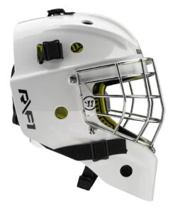 WARRIOR RITUAL R/F1 JUNIOR GOALIE MASK -Hockey Shop WARRIOR RITUAL F1 JUNIOR GOALIE MASK RF1JM0 SIDE