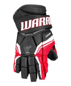 WARRIOR COVERT QRE 10 JUNIOR HOCKEY GLOVES -Hockey Shop Warrior Covert QRE10 Hockey Gloves Black Red White