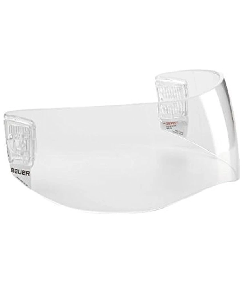 BAUER PRO-CLIP VISOR -WAVE CLEAR 3 BAUER PRO-CLIP VISOR -WAVE CLEAR